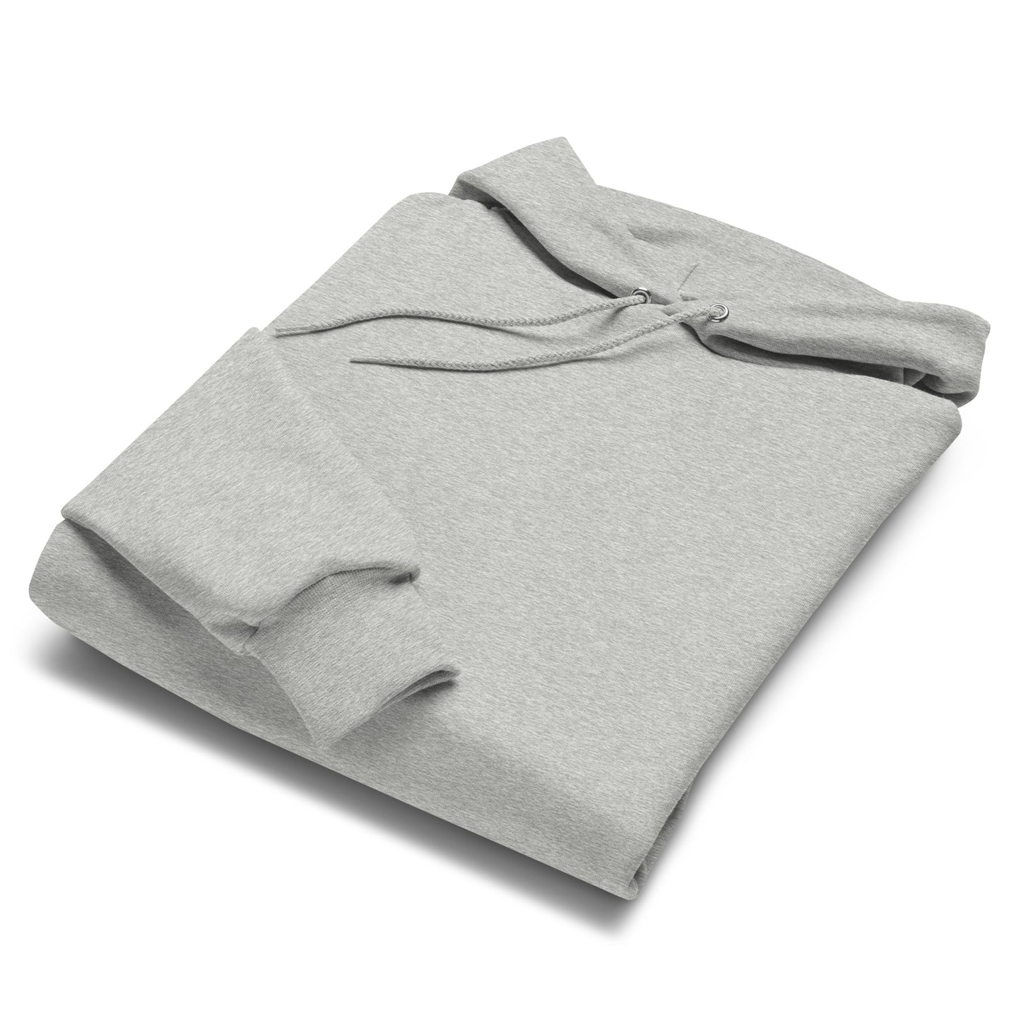 unisex champion hoodie light steel folded