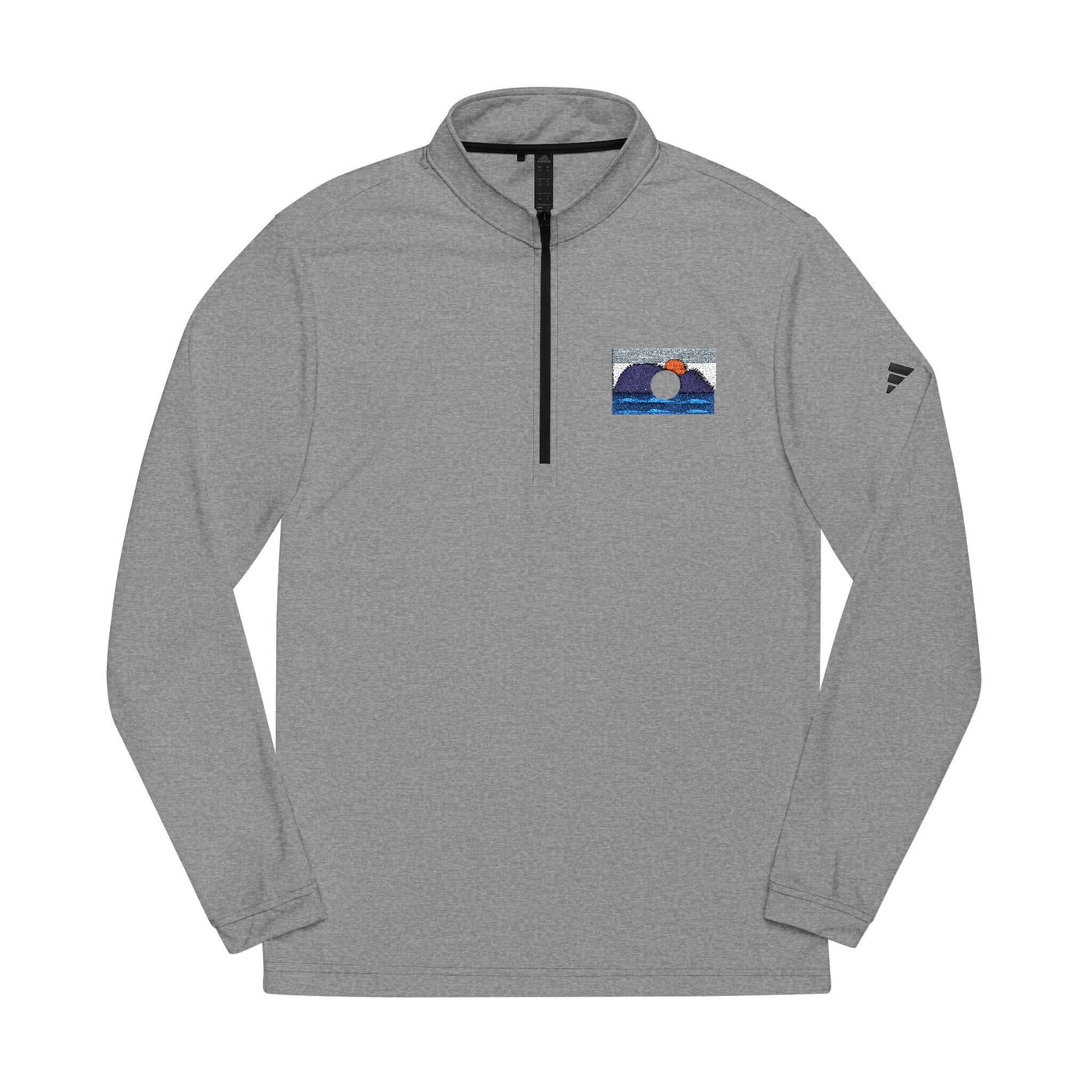 Men's 1/4-Zip Sweatshirt with Embroidery | Adidas®