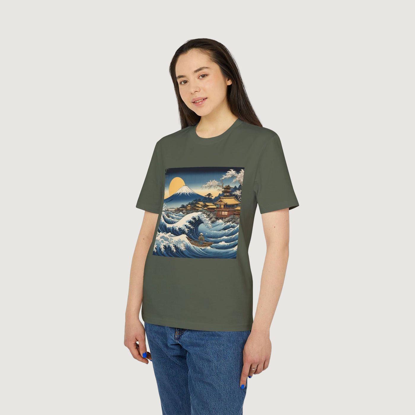 Camiseta "La Gran Ola" – Algodón Orgánico Certificado