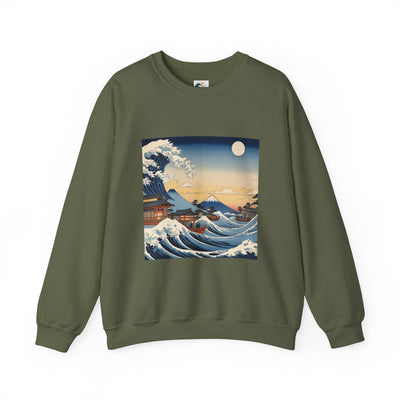 sudadera sin capucha Gran Ola Japonesa