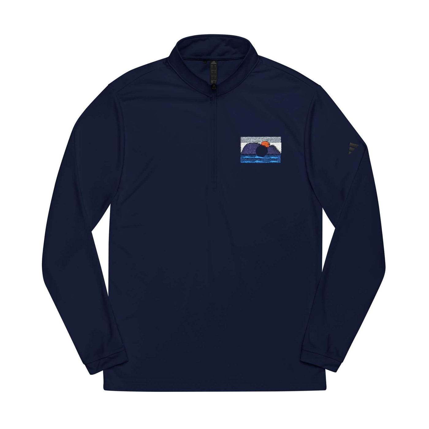 Men's 1/4-Zip Sweatshirt with Embroidery | Adidas®