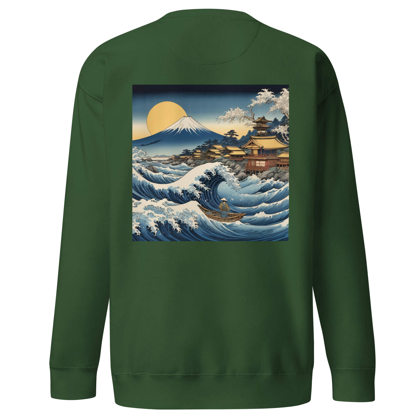 Hokusai wave  hoodie for streetwear
