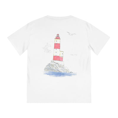 Colourful lighthouse of the Basque Coast design- Back