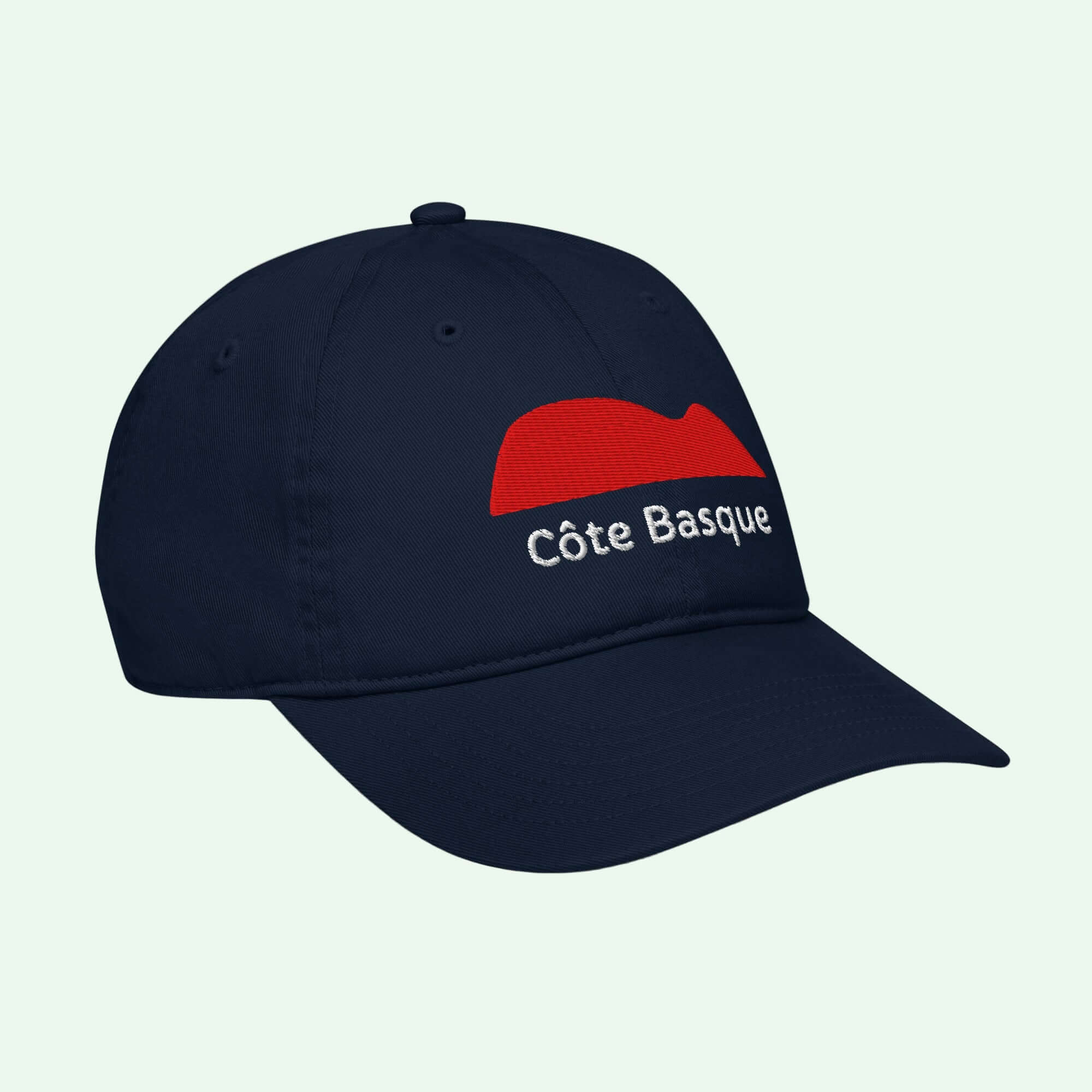 organic-baseball-cap-pacific-right-front-with-getaria-mouse-red-embrodery-by-Aunti