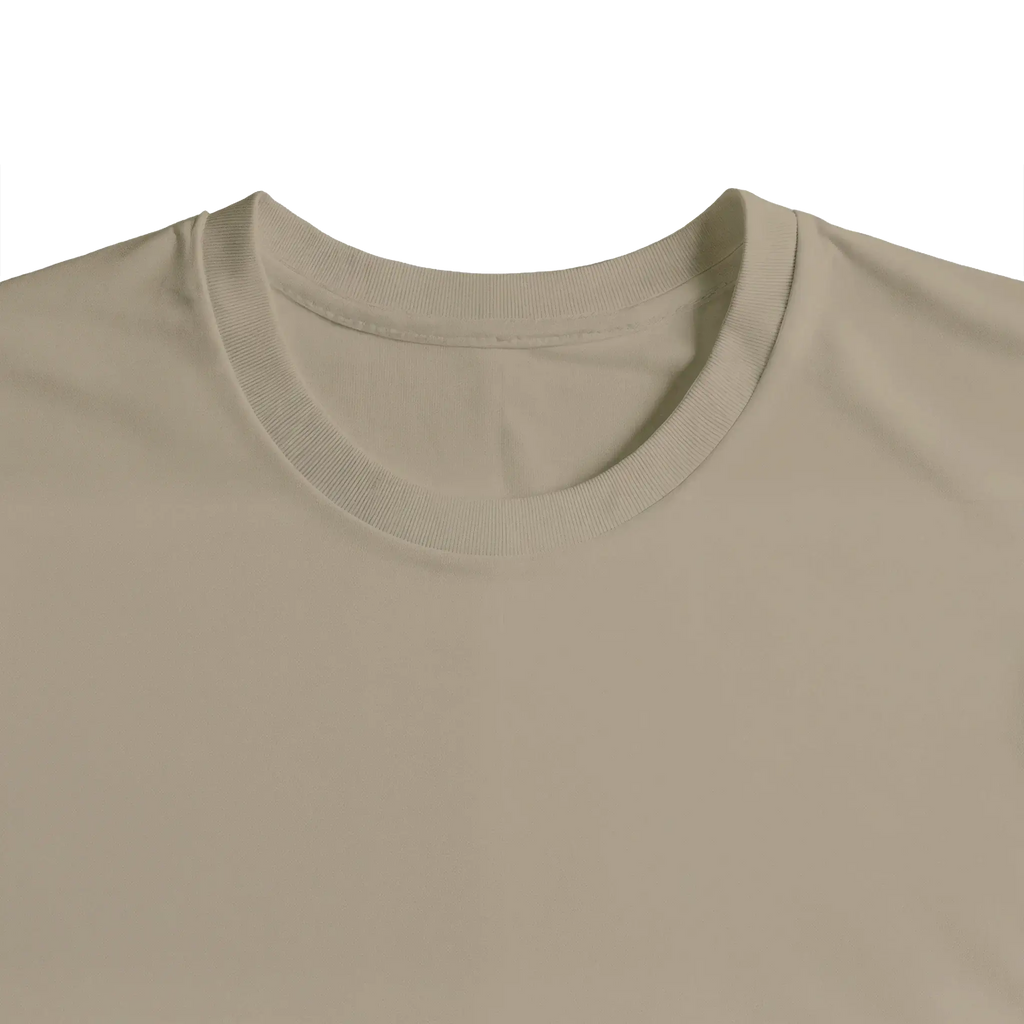 organic cotton in conversion t-shirt neck detail by aunti