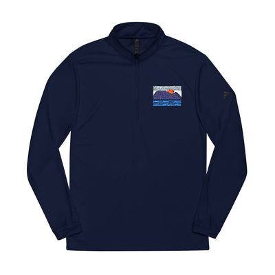 Sudadera de Hombre con Cremallera 1/4 y Bordado | Adidas®