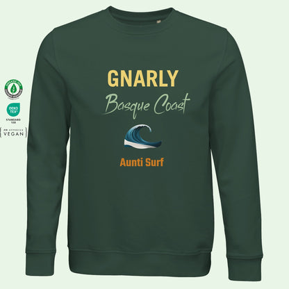 Gnarly Basque Coast Eco Sweatshirt | Unisex – AUNTI Surf