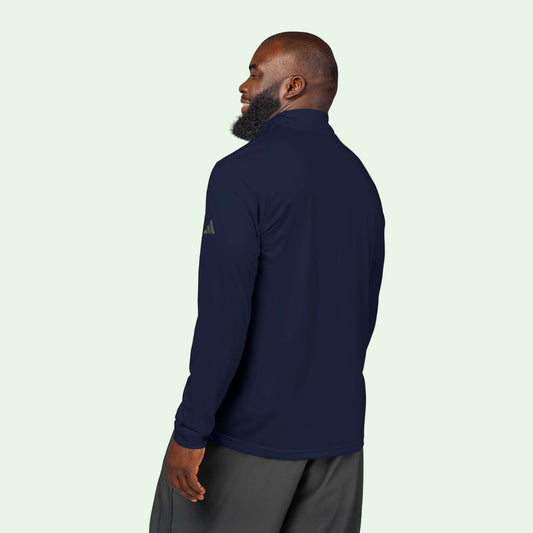 Sudadera de Hombre con Cremallera 1/4 y Bordado | Adidas® by AUNTI