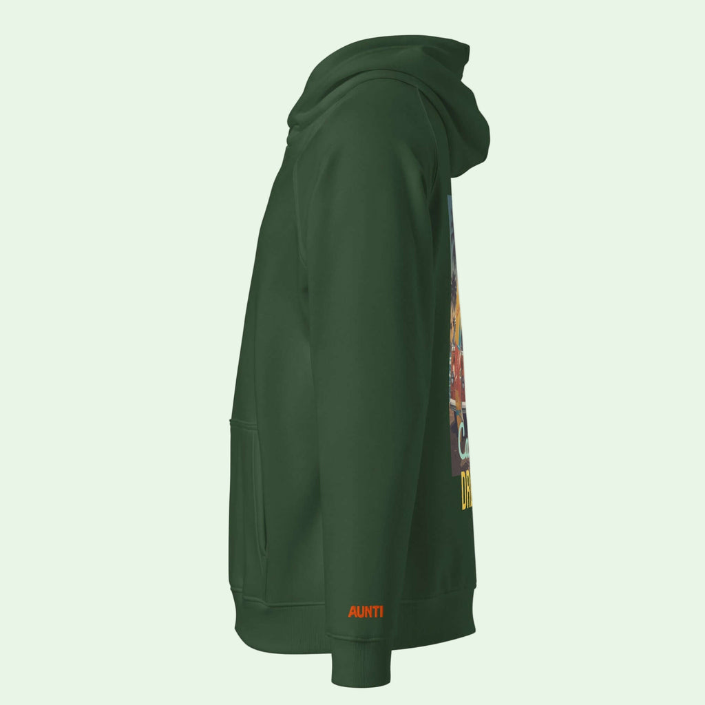 unisex-eco-ranglan-hoodie-in-bottle-green-with-aunti-embrodery-on-left-sleeve