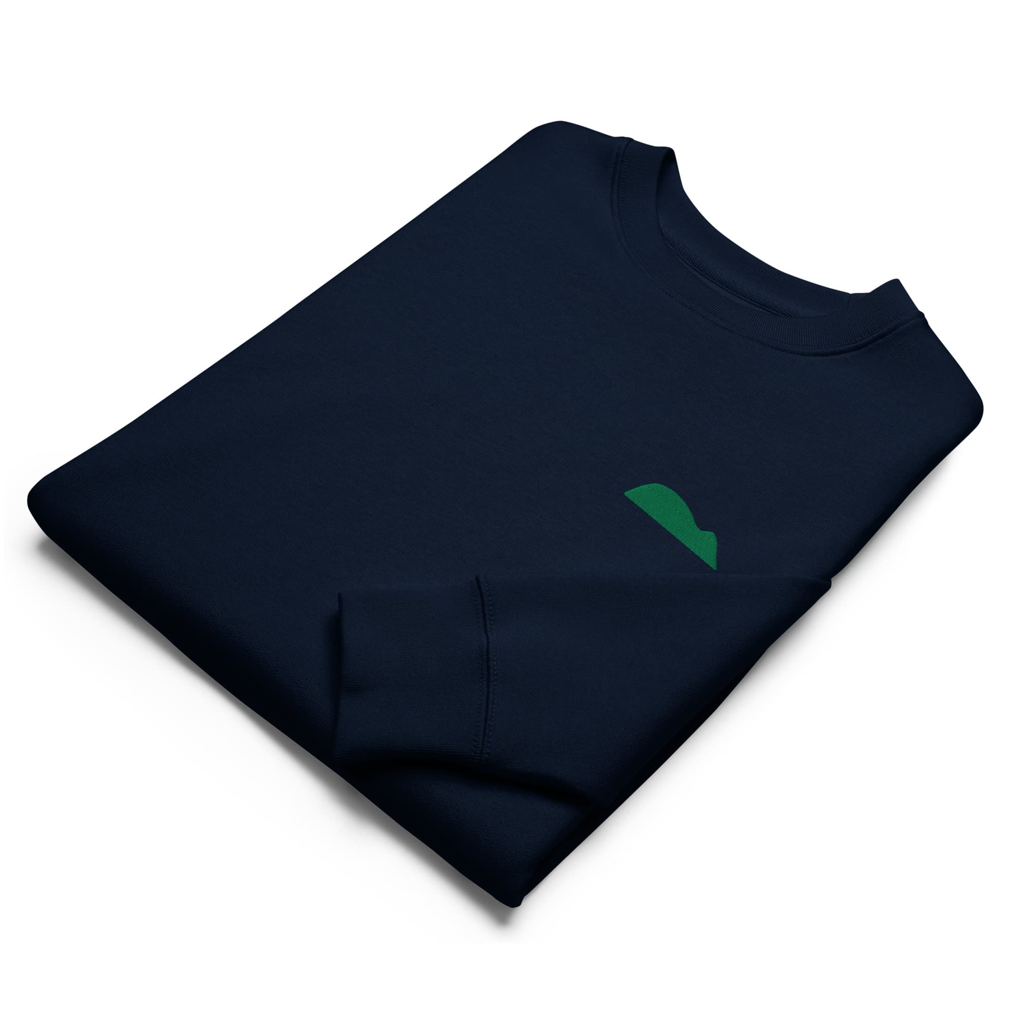 unisex-eco-sweatshirt-french-navy-with-green-embrodery-of-raton-de-getaria 