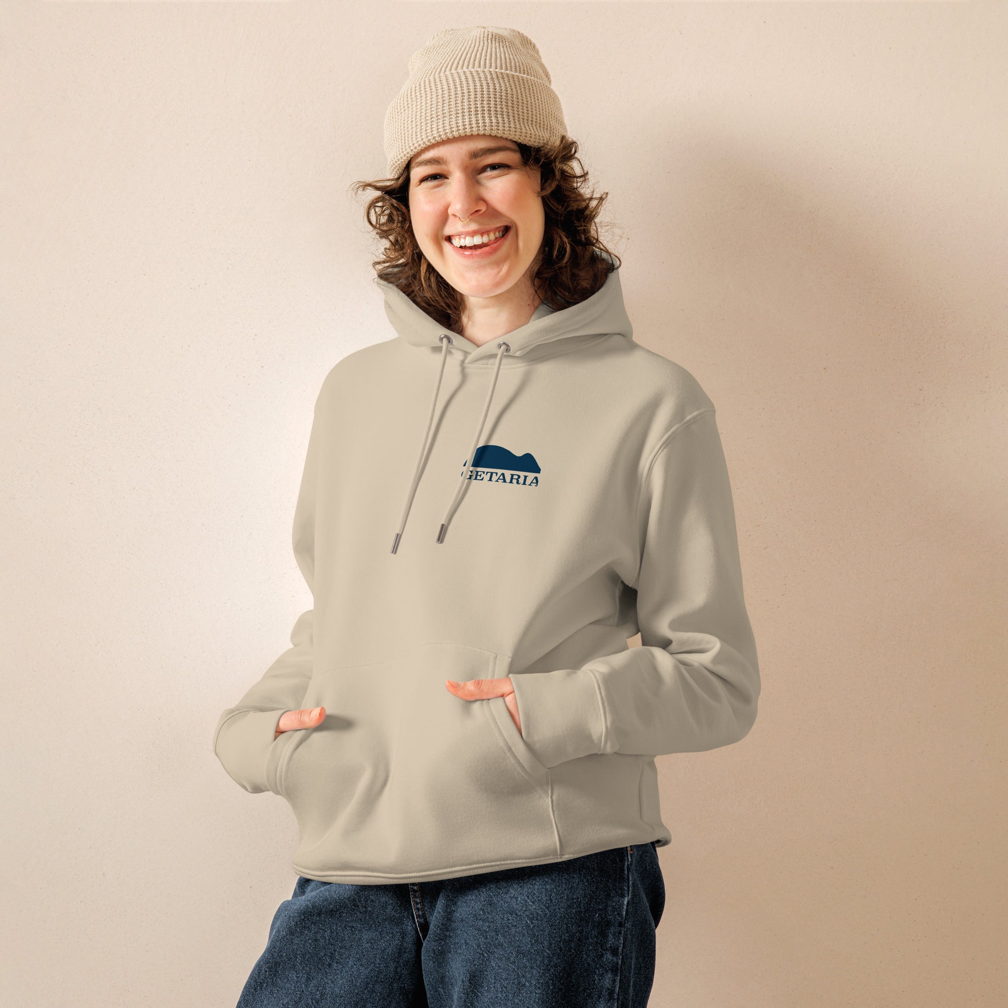 Sudadera Orgánica con capucha certificada GOTS & OCS Getaria by AUNTI
