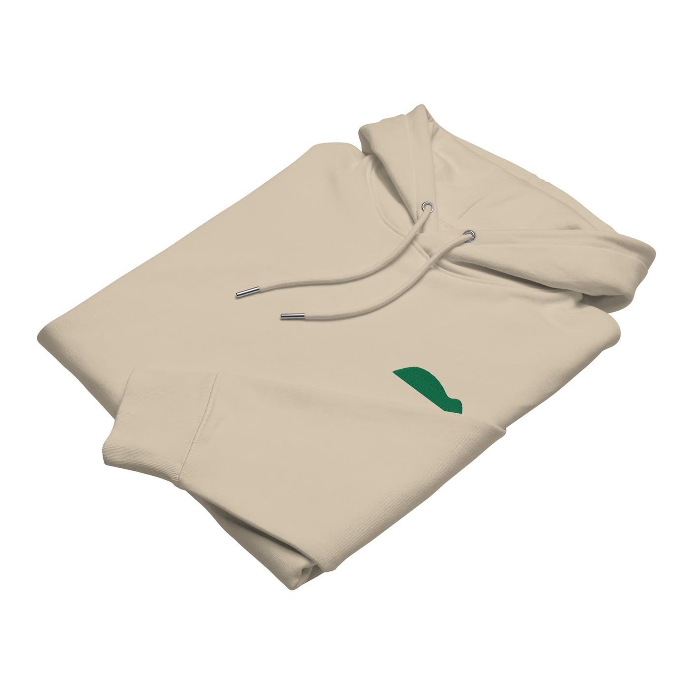 Sudadera con capucha Eco Unisex Ratón Verde bordado