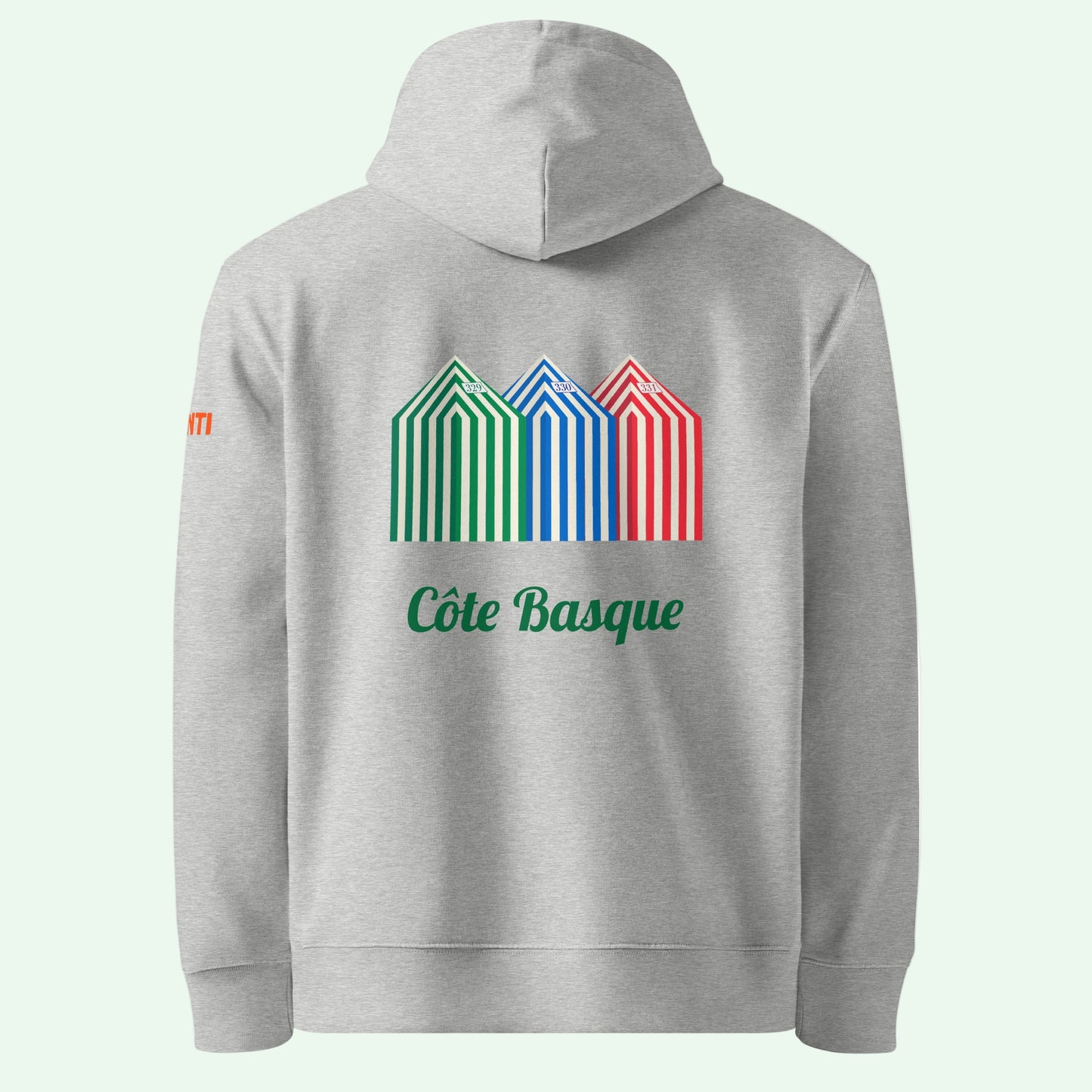 unisex-organic-hoodie-beach-cabins-back-design-by-aunti