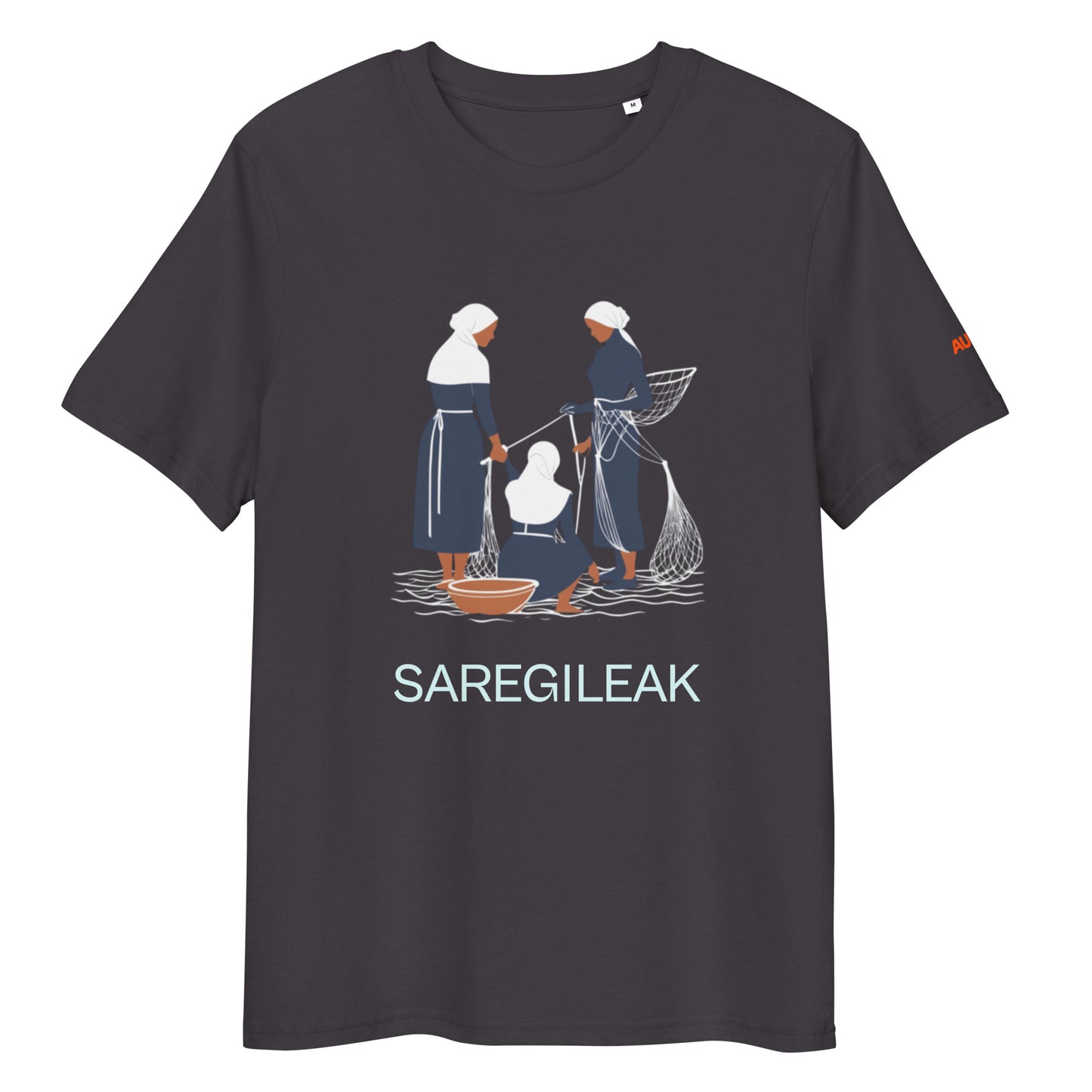 Camiseta GOTS de algodón orgánico unisex Saregileak | AUNTI