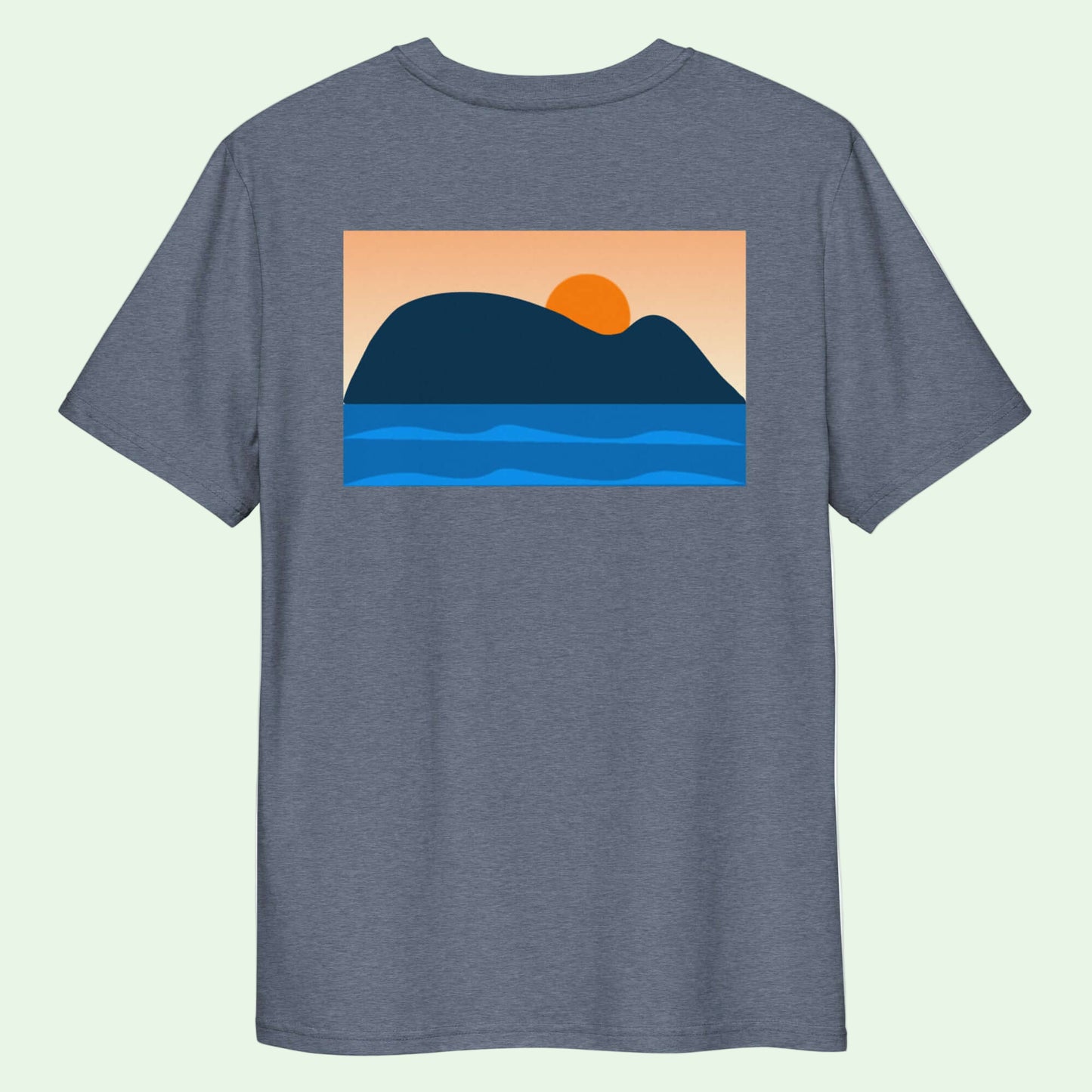 grey-organic-cotton-t-shirt-raton-de-getaria-minimalist-front by Aunti