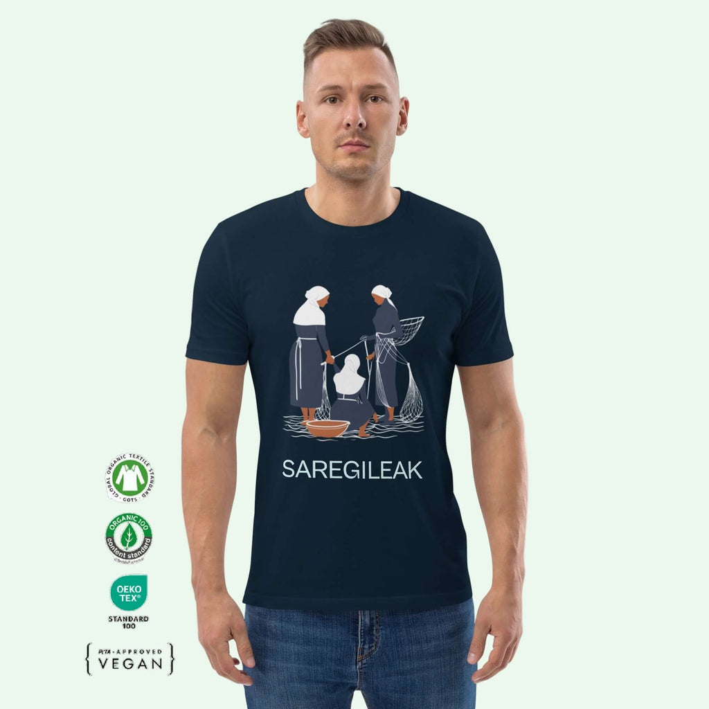 Unisex Organic T-Shirt – Tribute to Basque Coast 🌊