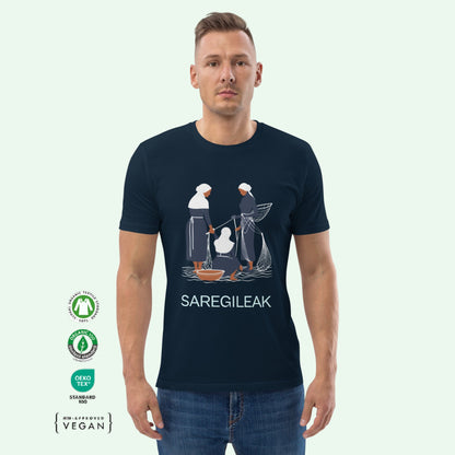 Unisex Organic T-Shirt – Tribute to Basque Coast 🌊