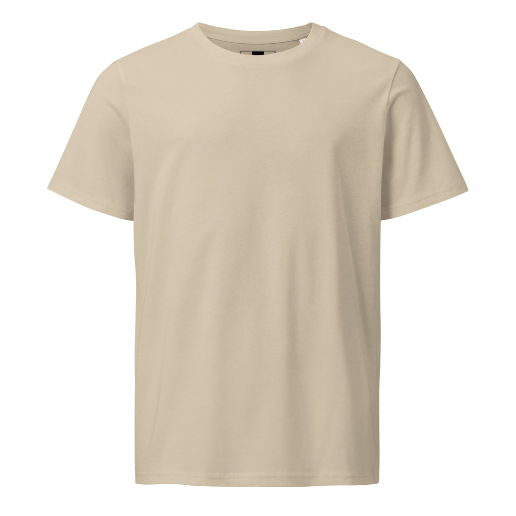Camiseta gruesa orgánica Championship 1984 en desert dust, vista frontal, por AUNTI