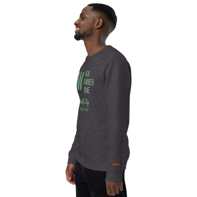  Premium Organic Unisex Sweatshirt Wax, Waves & Wine | AUNTI