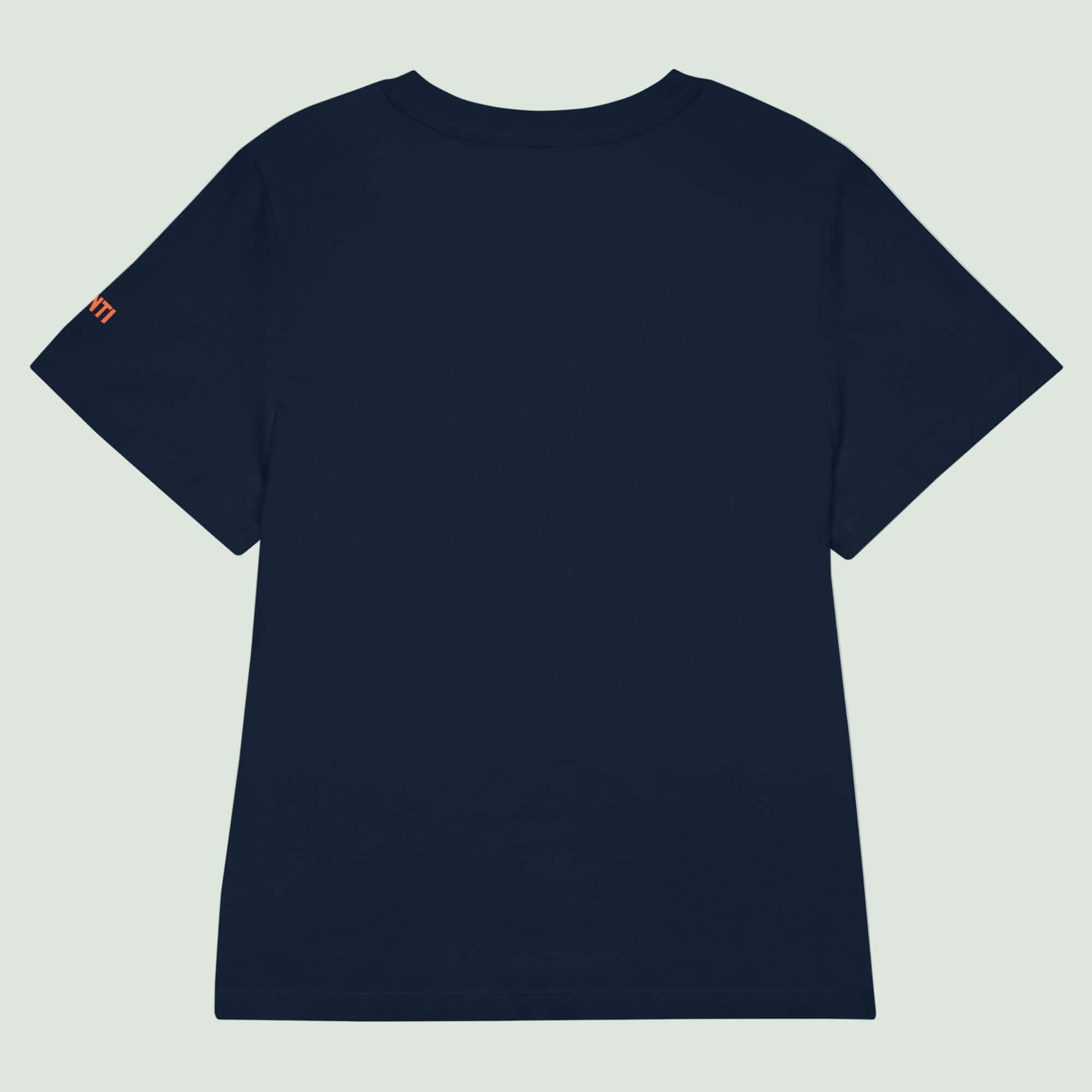 womens-organic-ribbed-neck-t-shirt-french-navy-back by aunti