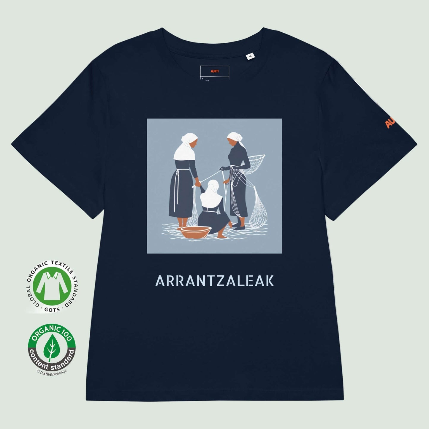 T-shirt Bio Femme Arrantzaleak ⚓